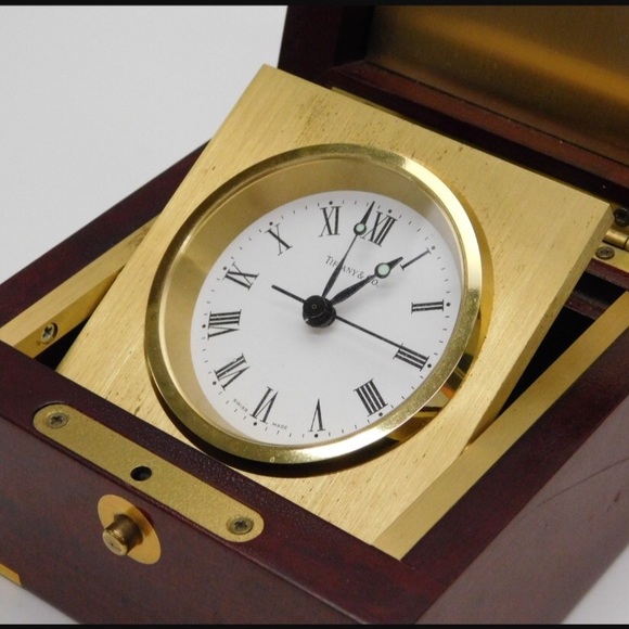 Tiffany & Co. Chronometer Swinging Desk Clock - Picture 5 of 7